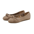 Womens Flats with Knot Front Cute Ballet Flats for Women Casual or Dressy Shoes for Women Comfortable Flats Womens Shoes Taupe