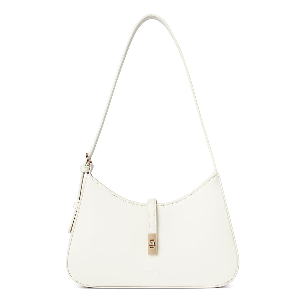 Shoulder Bag for Women Purses for Women Handbag Hobo Bags for Women Vegan Leather Crossbody Purse with Adjustable Strap White