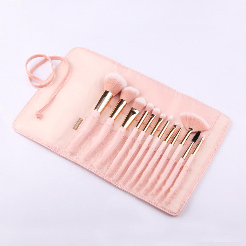 ZOREYA 12-Piece Makeup Brush Set for Beginners