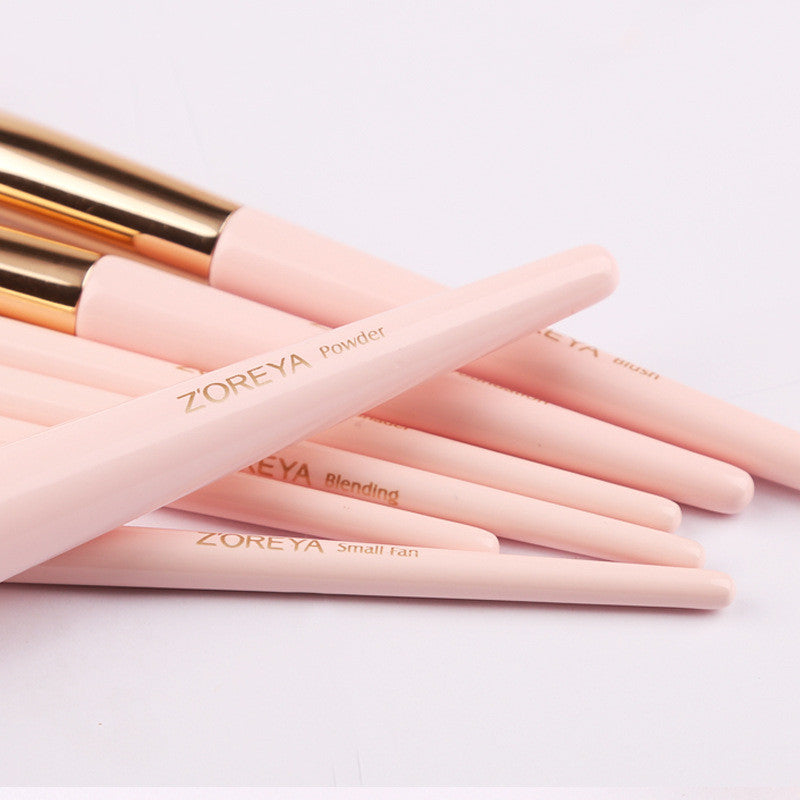 ZOREYA 12-Piece Makeup Brush Set for Beginners