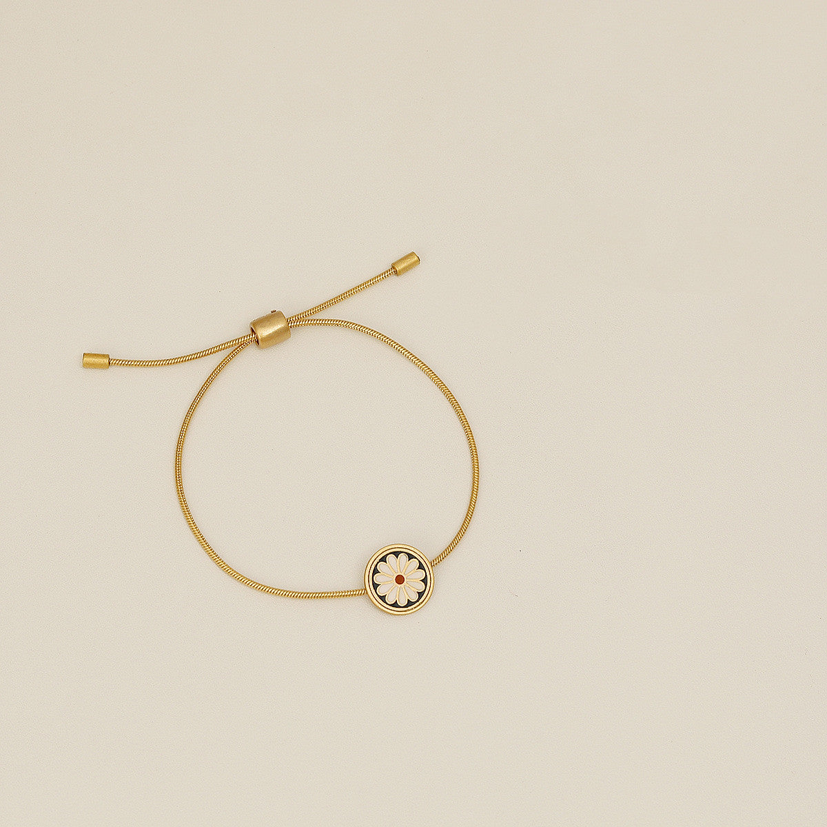 Enamel Daisy Shaped Hand Jewelry for Women