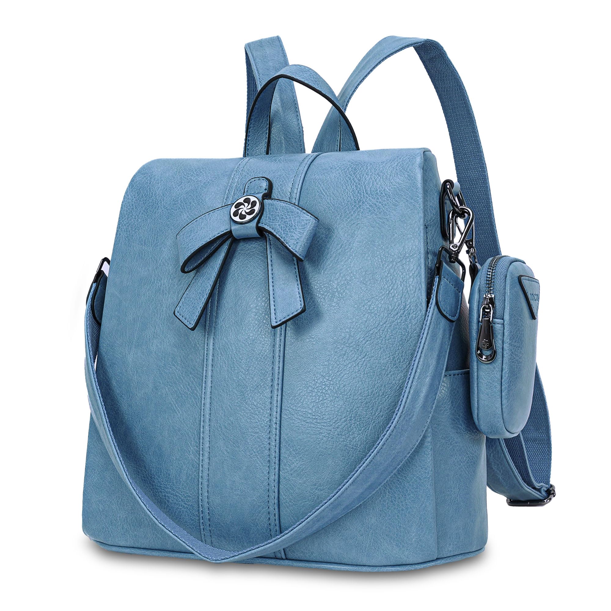 Backpack Purse for Women Fashion Backpack Purses PU Leather Daypacks Anti-Theft Shoulder Bag Satchel Purse
